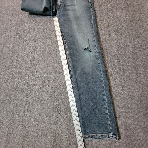 Levis Jeans Men 33x30* Blue 505 Regular Straight American Workwear Stretch Denim - Picture 5 of 14